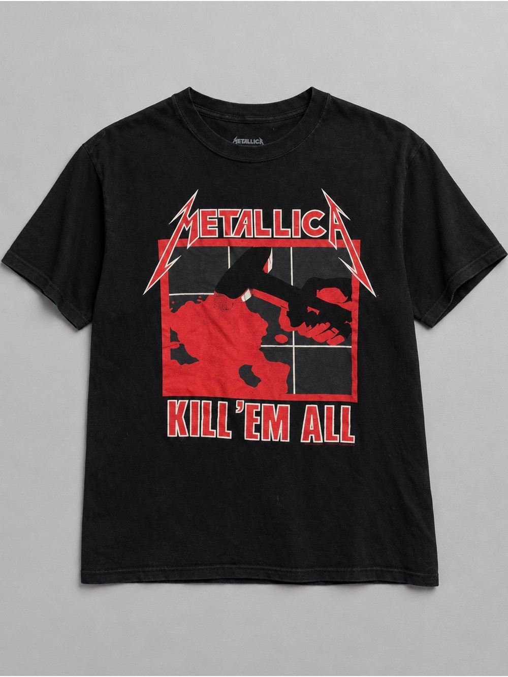 Metallica Kill Em All Electric Chair Double Sided Band Tee Mens Medium